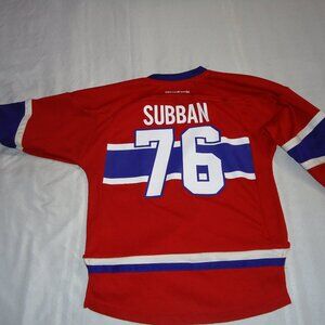 Montreal Canadiens Youth NHL Reebok Jersey Subban